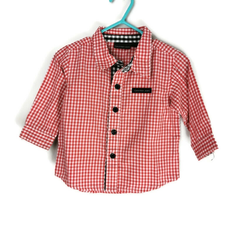 Calvin Klein Button Down Shirt 3-6m